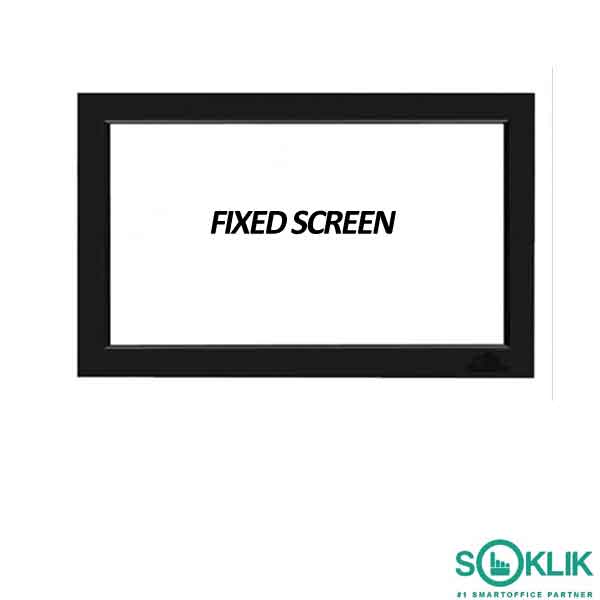 World Fixed Frame Screen 96"
